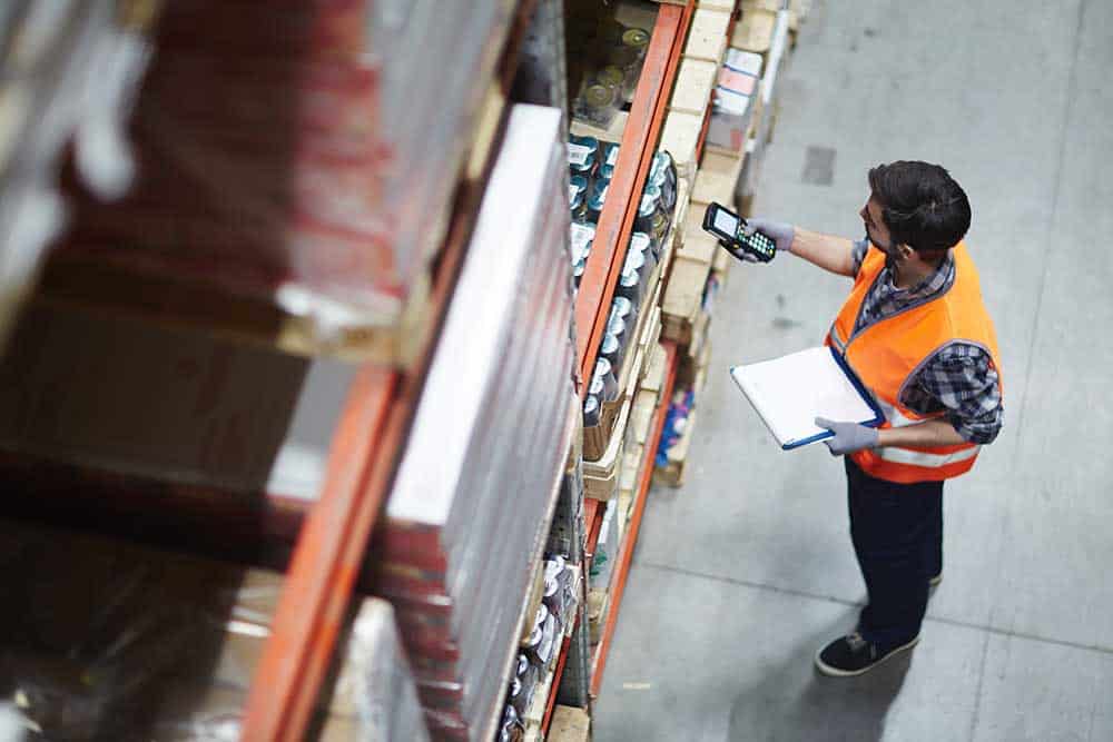 Image showing shift worker in warehouse